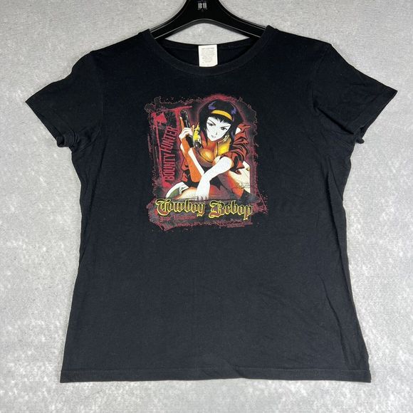 Vintage Cowboy Bebop Faye Valentine Anime Shirt Women’s Size Large Made In USA - Picture 1 of 8